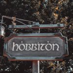 Hobbiton, New Zealand, sign saying Hobbiton from the movie set of Lord of the Rings